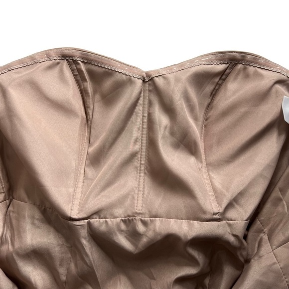 Jenny Yoo Mira Bridesmaid Dress Taupe Size 6 NEW - Picture 11 of 16